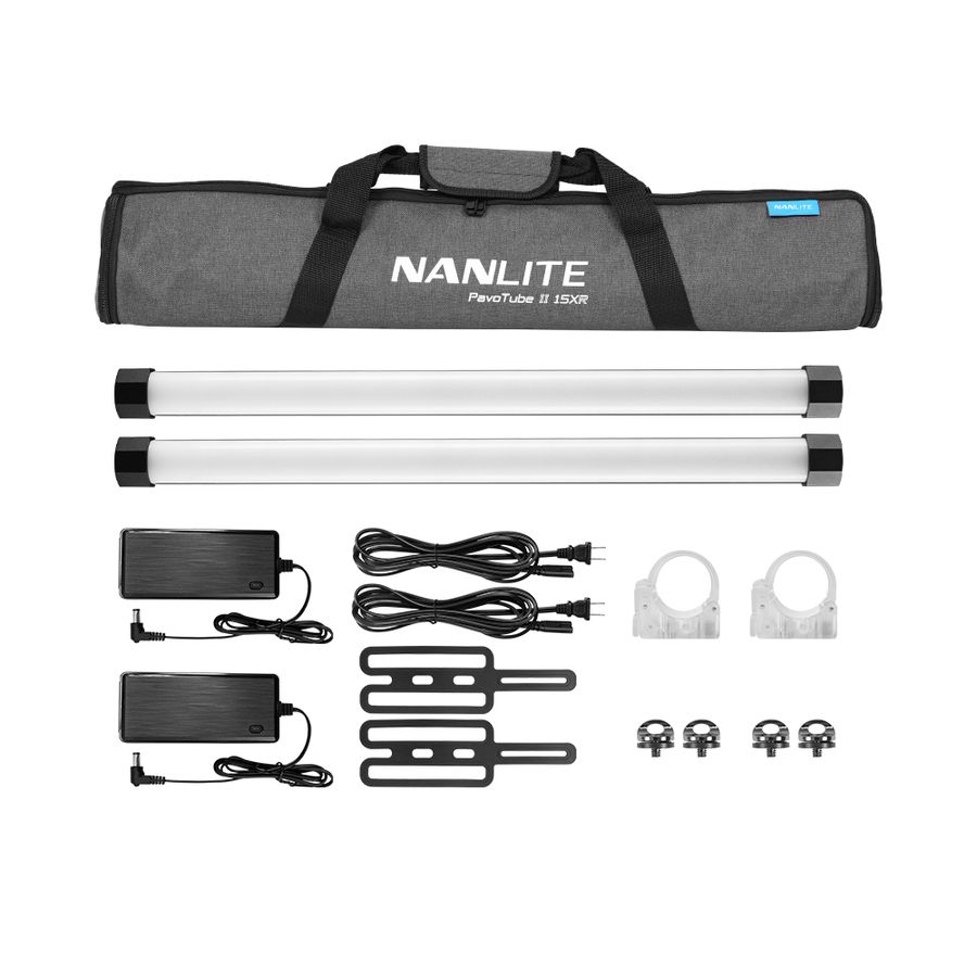 Nanlite PavoTube II 15XR 2KIT 60cm RGBWW LED Pixel Tube with Internal Battery