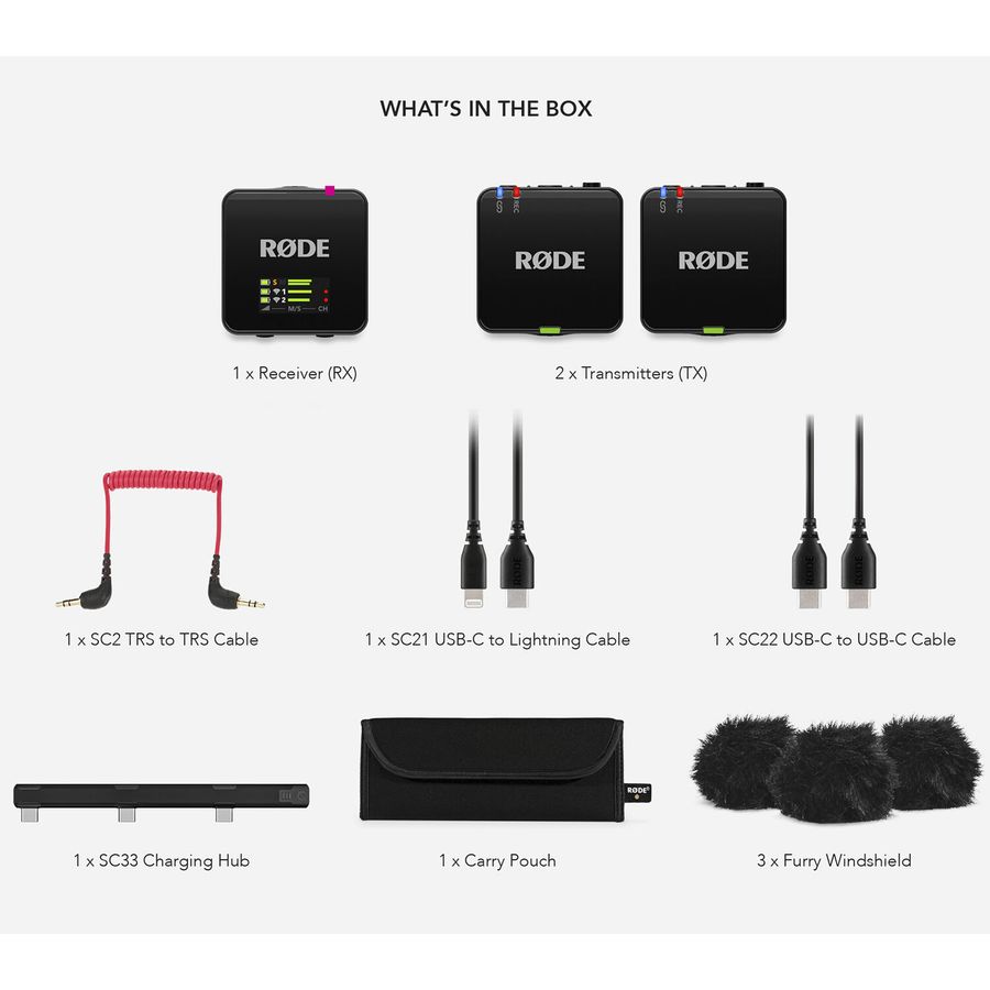 Rode Wireless GO (Gen 3) Compact Wireless Microphone System