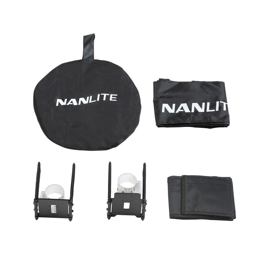 Nanlite Barndoor with Eggcrate for PavoTube II 30C LED Tubes (BD-PTII30C+EC)