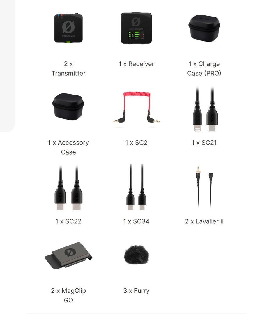 Rode Wireless PRO Compact Wireless Microphone System
