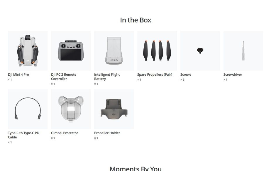 DJI Mini 4 Pro Drone with RC 2 Controller