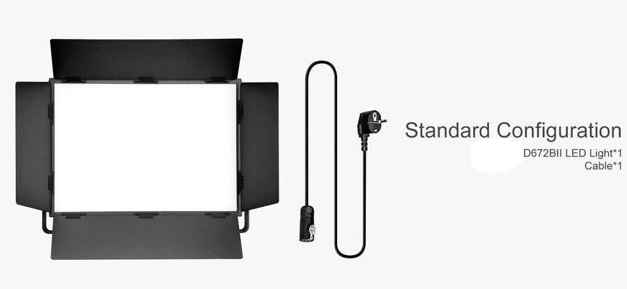 NanLite D672BII Bi-Color LED Panel Light with DMX and Wi-Fi