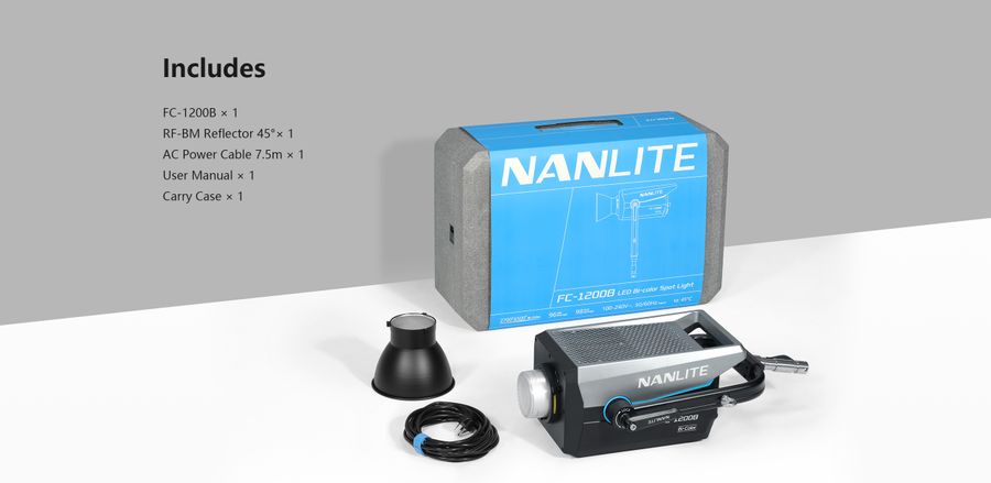 Nanlite FC-1200B LED Bi-color Spot Light
