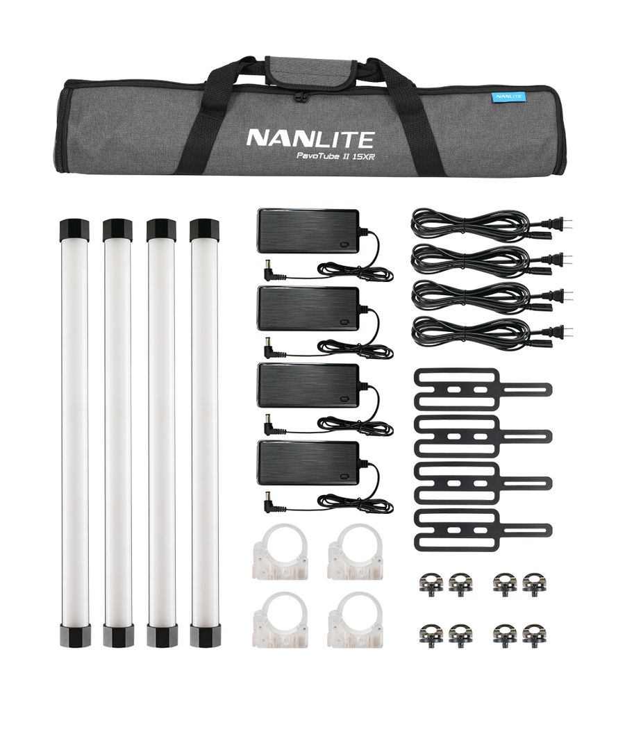 Nanlite PavoTube II 15XR 4KIT 60cm RGBWW LED Pixel Tube with Internal Battery
