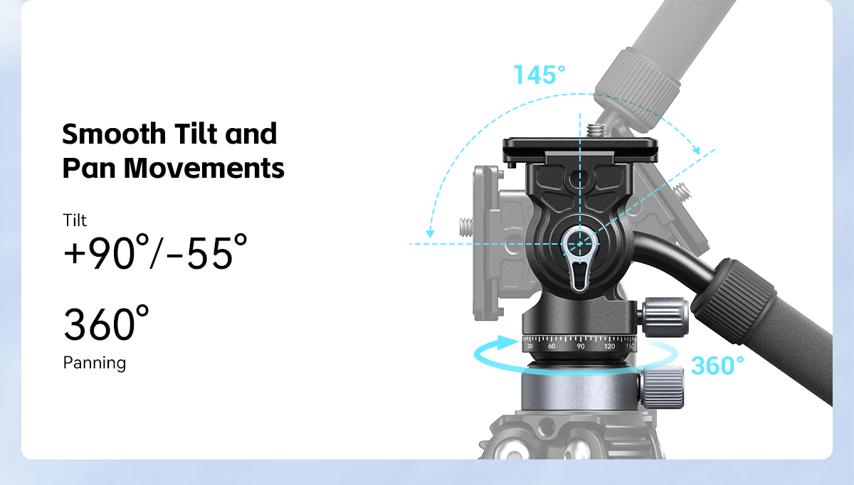 SmallRig CH20 Video Head with Leveling Base 4170B