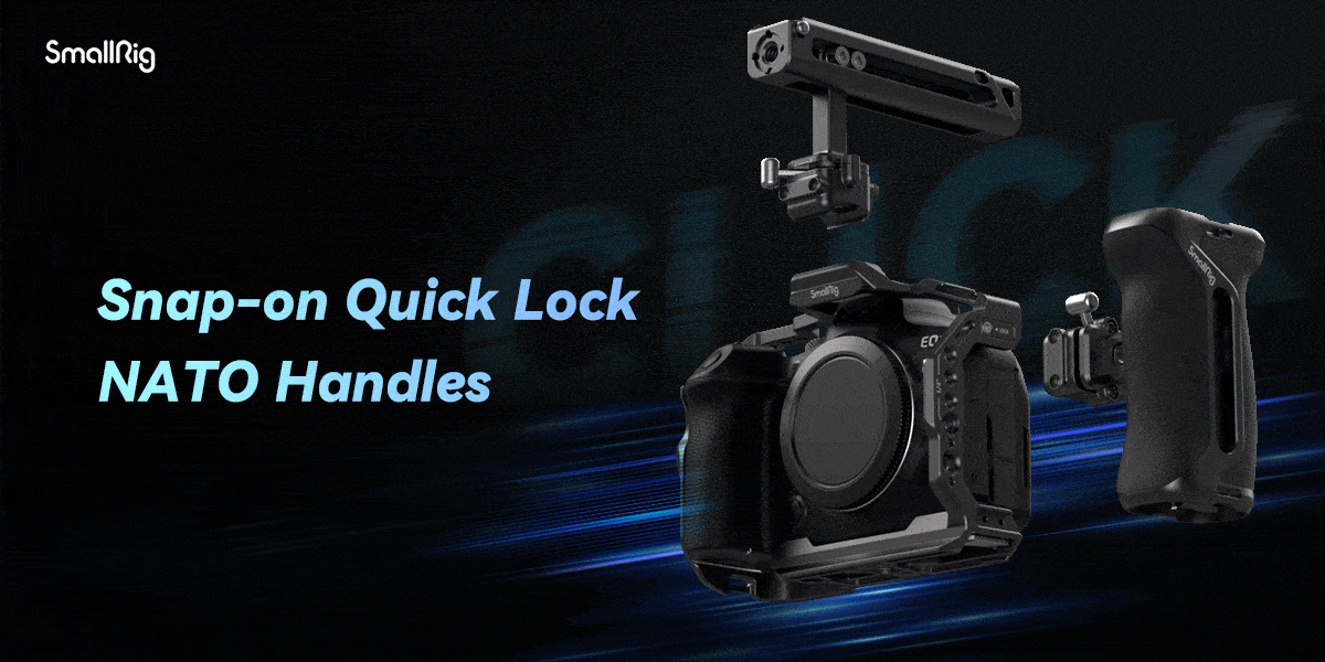 SmallRig Snap-on Quick Lock NATO Side Handle 4017