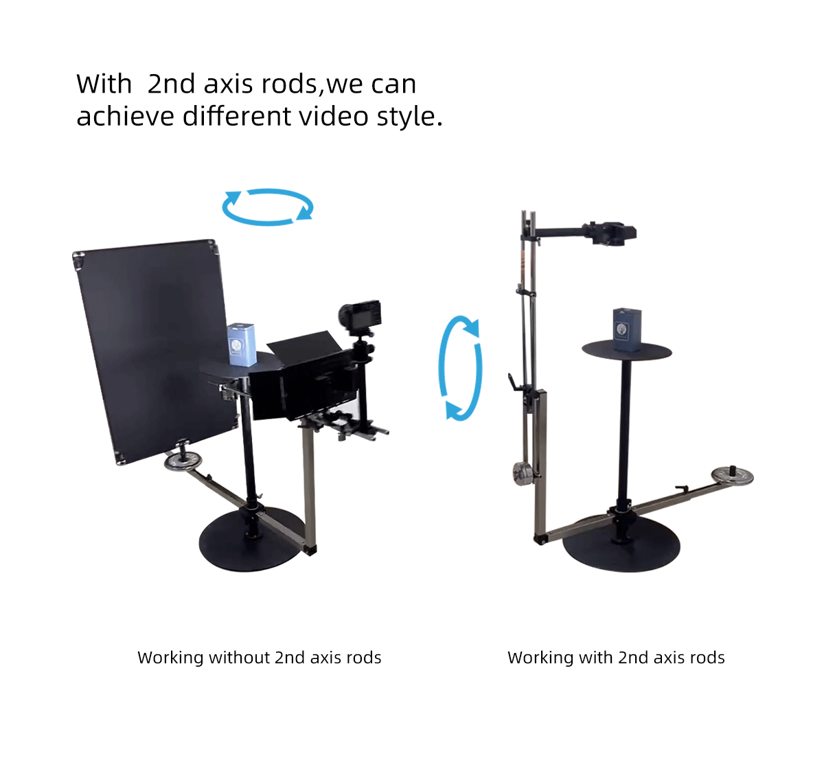 DigitalFoto P360 2-Axis Rod Accessory for V360 Spinning Rig