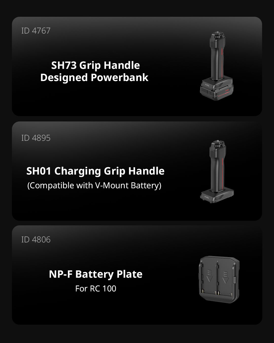 SmallRig SH73 Grip Handle Designed Powerbank 4767