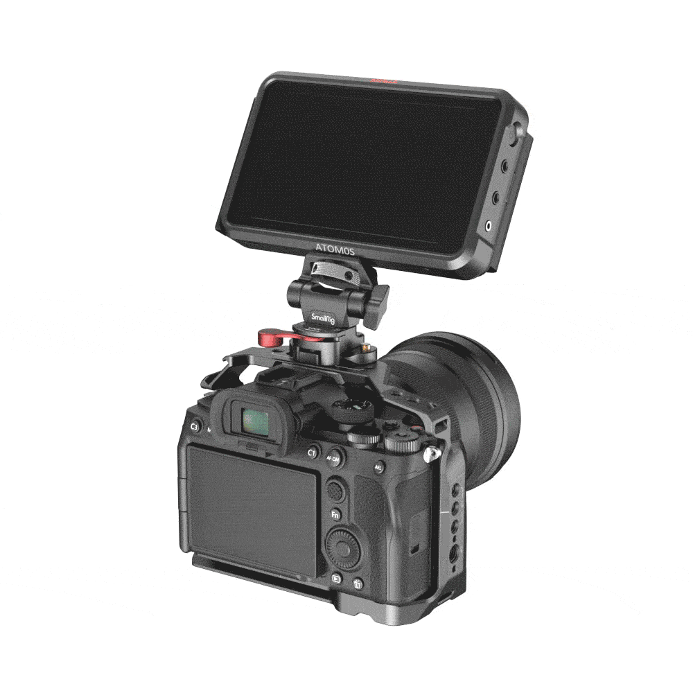 SmallRig Swivel and Tilt Adjustable Monitor Mount with NATO Clamp Mount 2906B