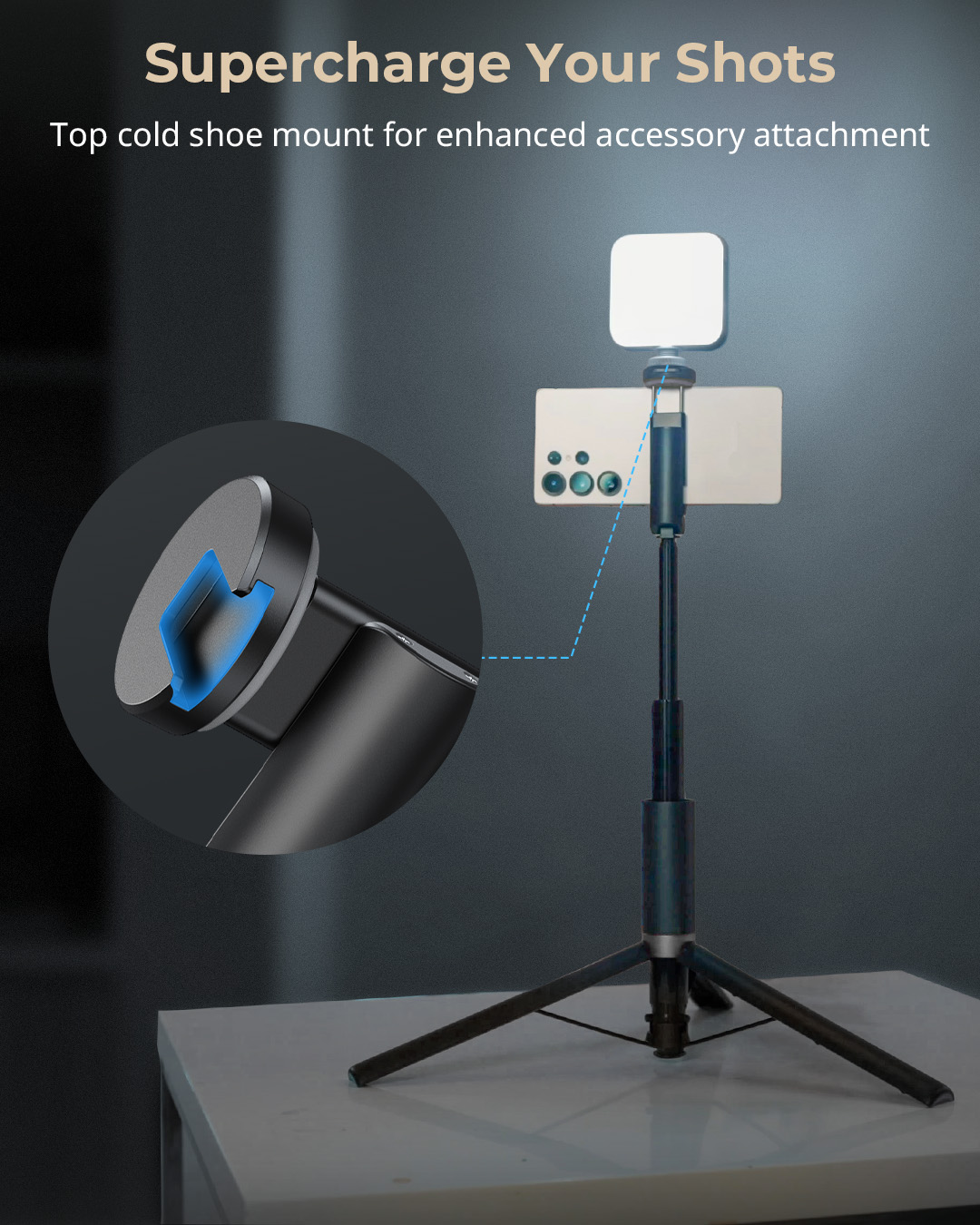 SmallRig ST30 Lite One-Touch Deploy Selfie Stick Tripod 5291