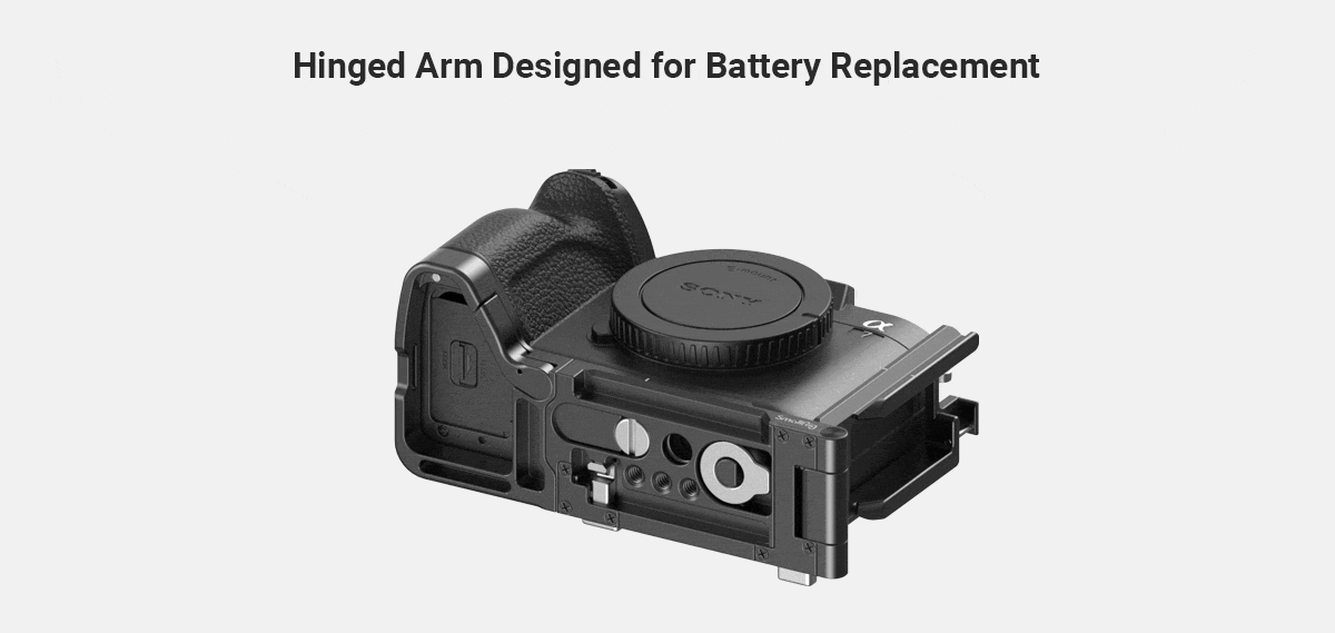 SmallRig Foldable L-Shape Mount Plate for Sony Alpha 7R V / Alpha 7 IV / Alpha 7S III 3984